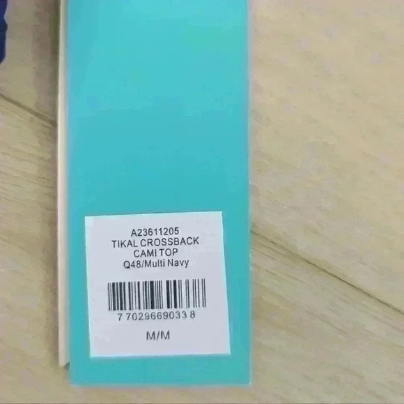 QUINTSOUL | Women's Tikal Multi Navy High Waisted Bottoms with Cami Top - Picture 6 of 14